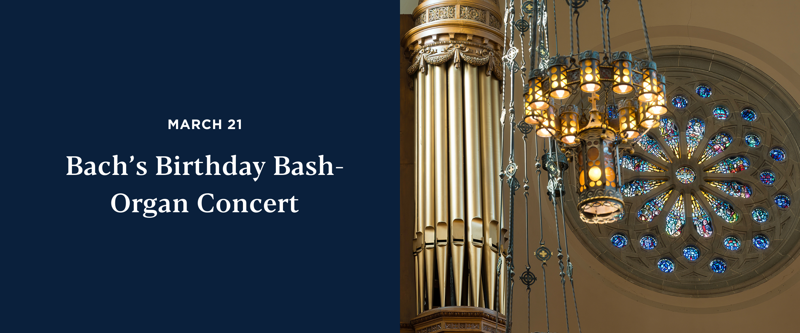 Bach's Birthday Organ Concert